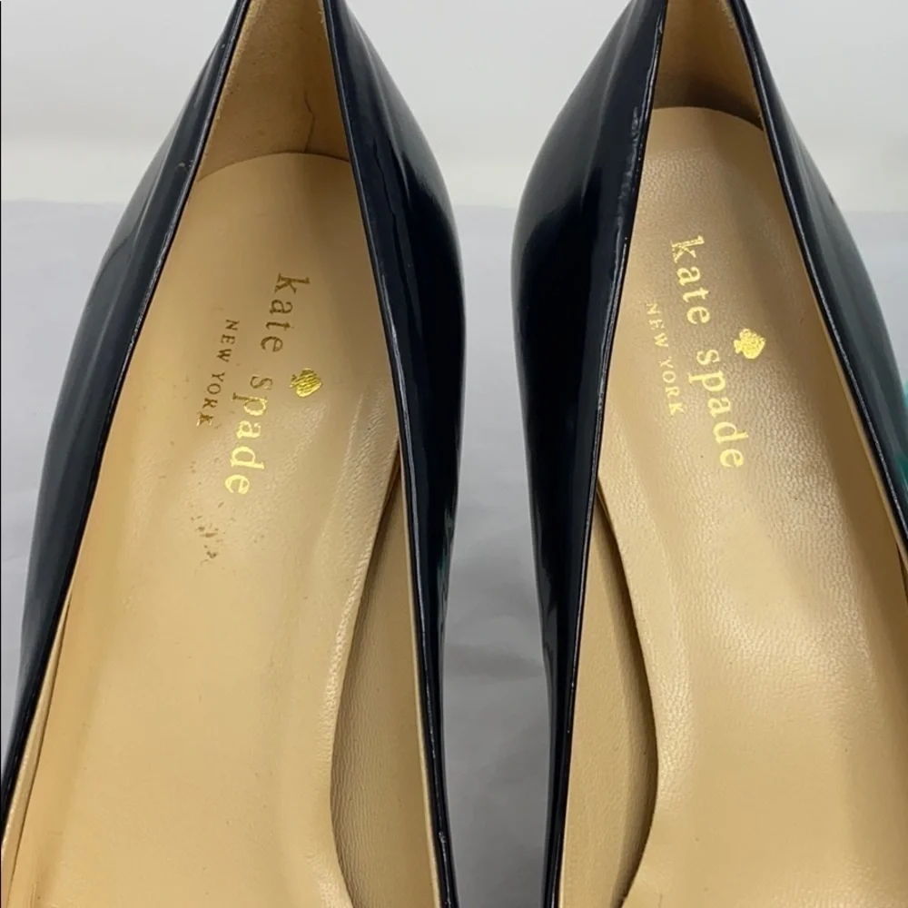 Kate Spade New York Sz 9.5 Patent Black Pumps